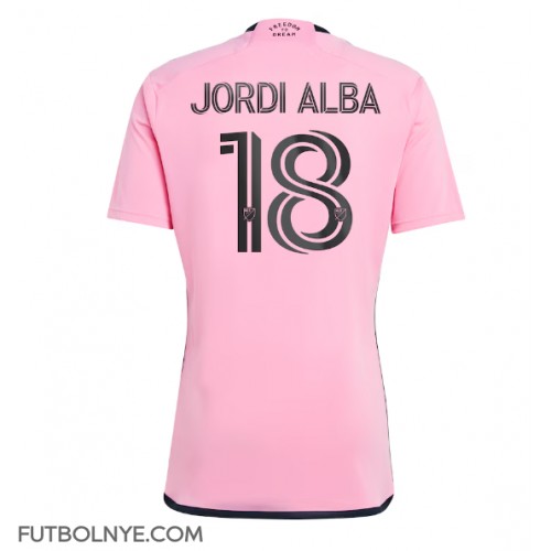 Camiseta Inter Miami Jordi Alba #18 Primera Equipación 2024-25 manga corta